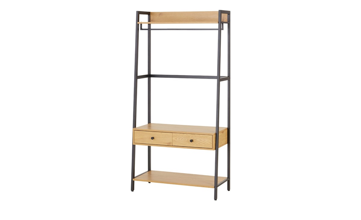 Bild 1 von Garderobe holzfarben Maße (cm): B: 84 H: 169 T: 40 Aktuelle Gutschein Aktion