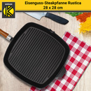 Bild 3 von Karl Krüger - Eisenguss Steakpfanne RUSTICA, 28 x 28 cm