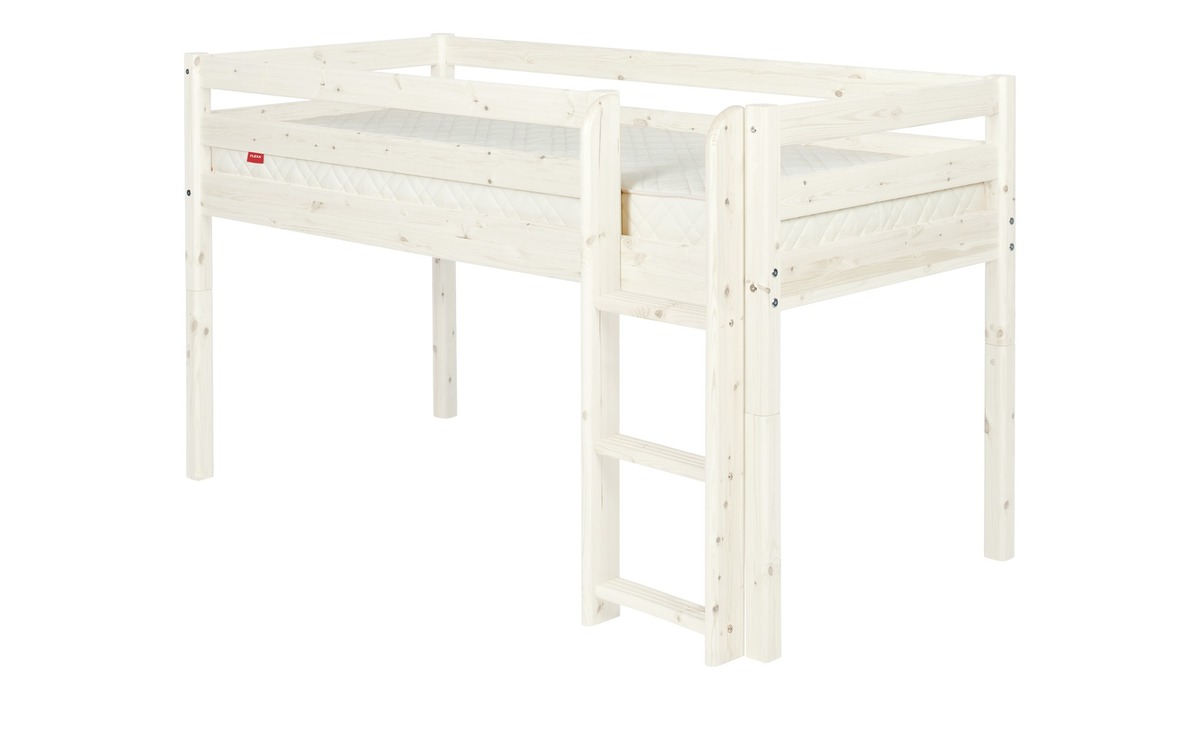 Bild 1 von FLEXA Halbhohes Classic-Bett  Flexa weiß Maße (cm): B: 110 H: 120 Kindermöbel