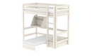 Bild 1 von FLEXA Casa Hochbett  Flexa Classic weiß Maße (cm): B: 110 H: 185 Kindermöbel