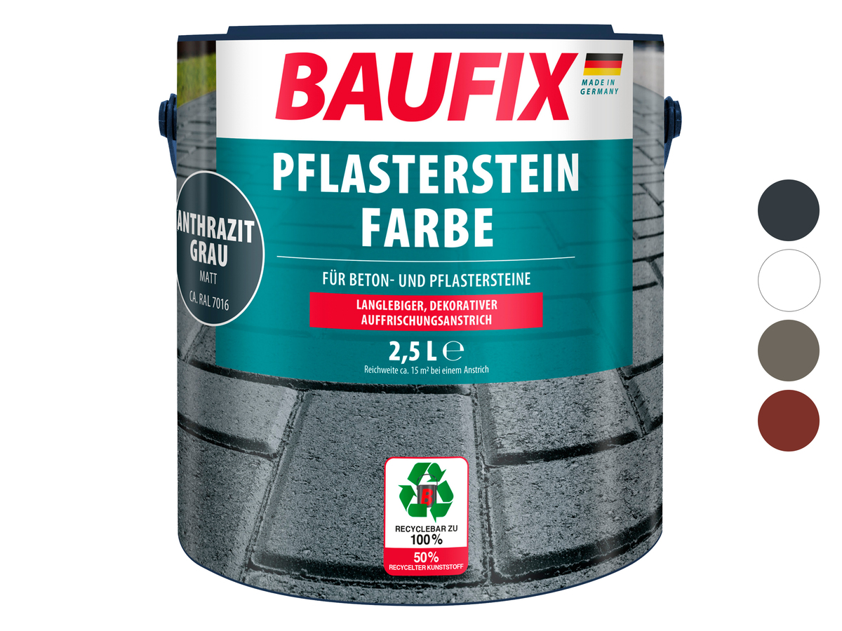 BAUFIX Pflasterstein Farbe, 2,5 Liter von Lidl für 19,99 € ansehen!