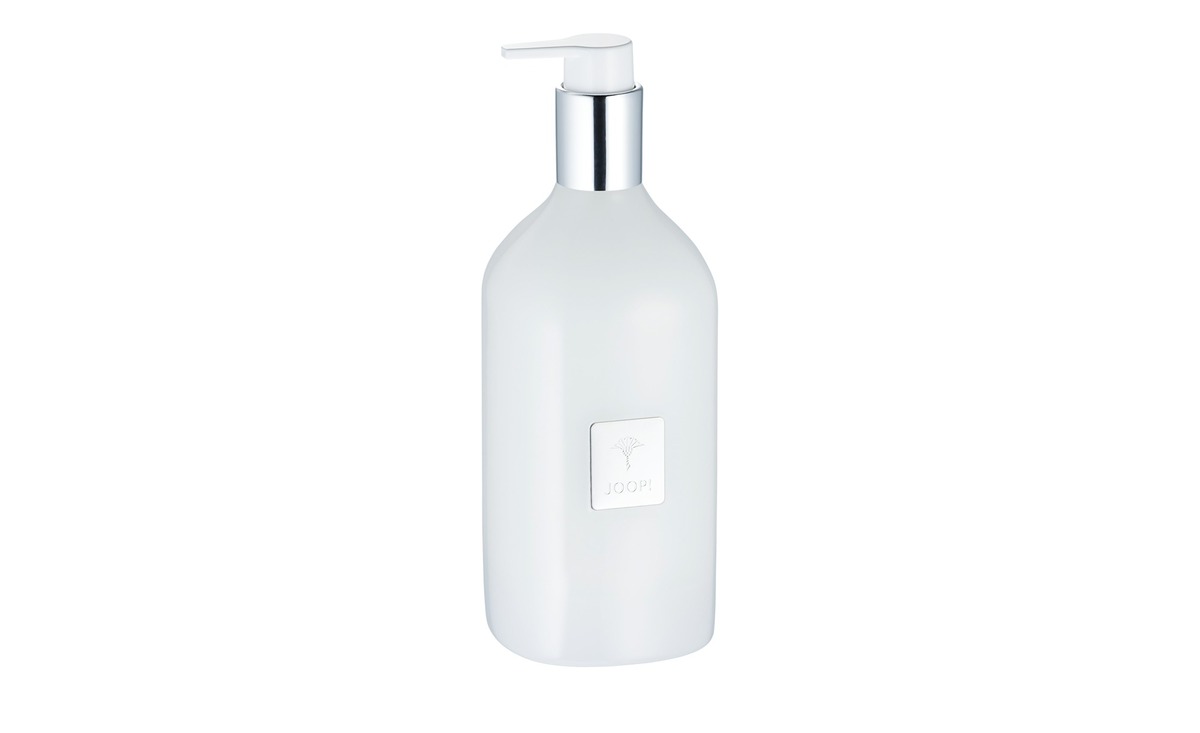 Bild 1 von JOOP! Seifenspender  JOOP! Crystal Line weiß Kunststoff, Polyresin (Kunstharz), Edelstahl, Kunststoff, Metall, Metall, Edelstahl, Polyresin (Kunstharz), Metall, Kunststoff Maße (cm): B: 7,