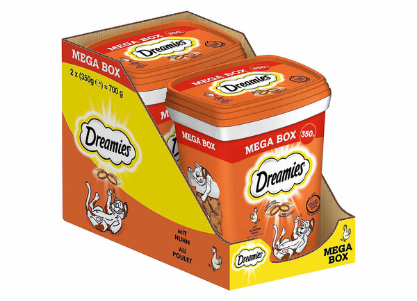 Bild 3 von Dreamies Mega Box Katzensnack 350g Huhn