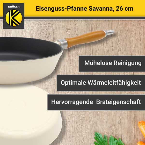 Bild 2 von Karl Krüger - Eisenguss Pfanne SAVANNA, 26 cm