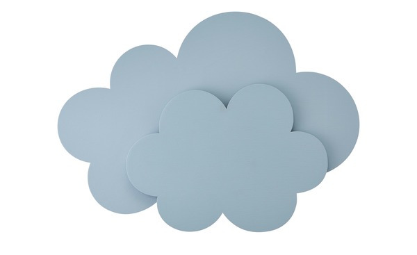 Bild 1 von Wandleuchte  Wolke blau Holz Maße (cm): B: 42 H: 31 T: 10 Geschenkideen