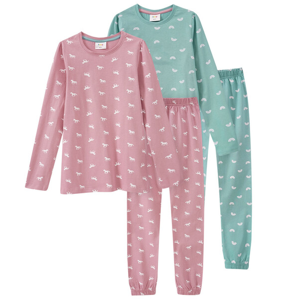 Ms. Rachel Schlafanzug Mädchen - Offizieller Lizenz Pyjama Langarm