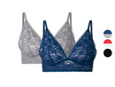 Bild 1 von esmara® Damen Bralettes, 2 Stück, mit hochwertiger Spitze