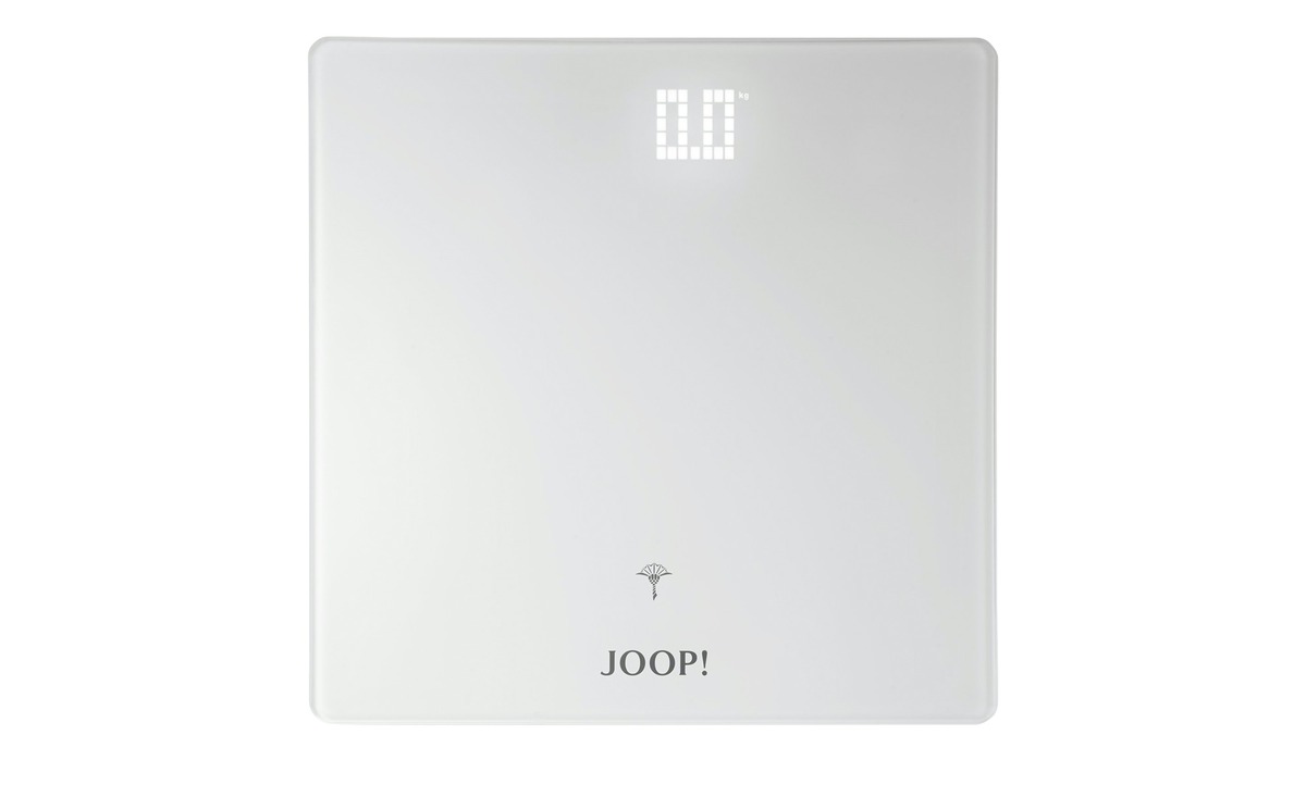 Bild 1 von JOOP! Personenwaage   JOOP! Chromeline weiß Kunststoff, Glas , Glas , Kunststoff Maße (cm): B: 32 H: 2,5 Badaccessoires - Möbel Kraft