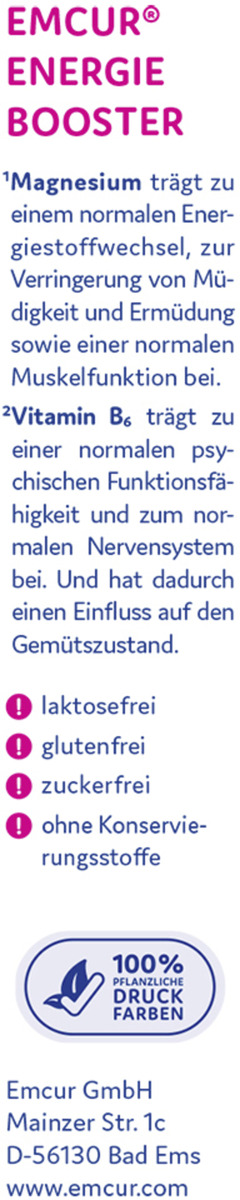 Bild 3 von Emcur Energie Booster Tabletten