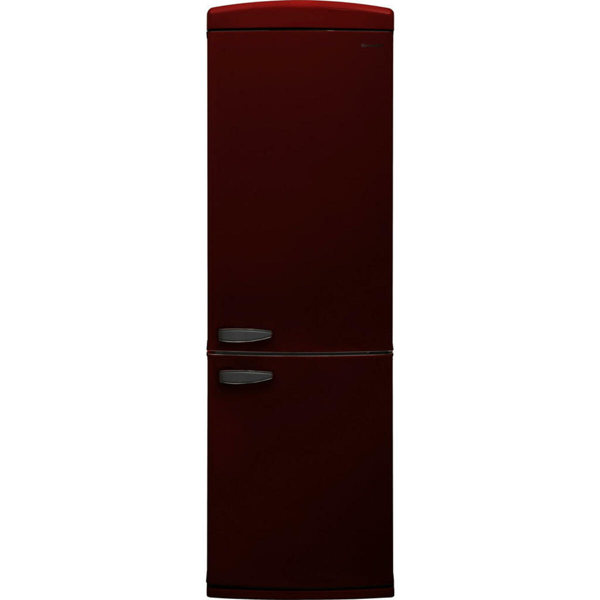 Bild 1 von Sharp Retro Kühl-/Gefrierkombination SJ-RA10RMXMD-EU bordeaux B/H/T: ca. 60,5x190,1x68,1 cm