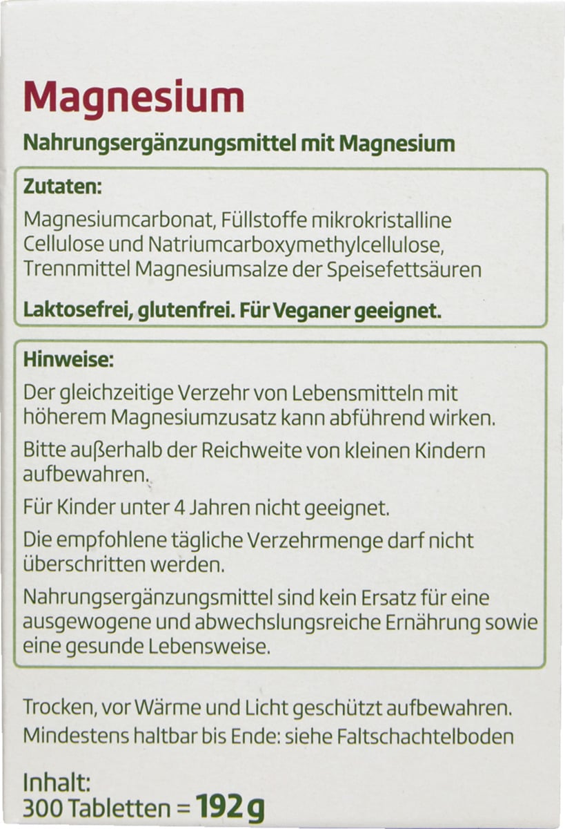 Altapharma Magnesium 3.12 EUR/100 G Von ROSSMANN Für 5,99 € Ansehen!