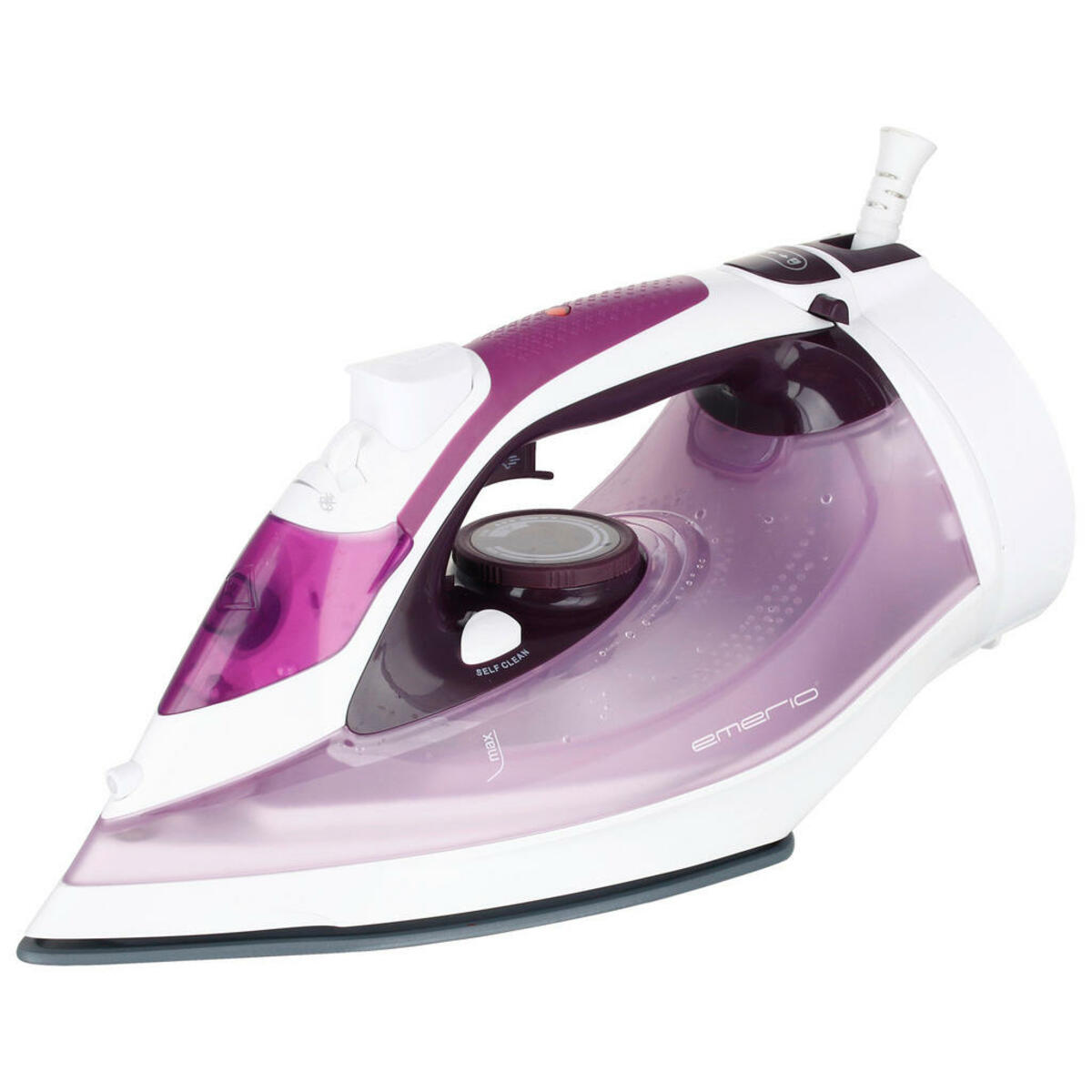 Bild 1 von Emerio Dampfbügelautomat SI-123338 lila weiß Kunststoff B/H/L: ca. 12x17x31 cm