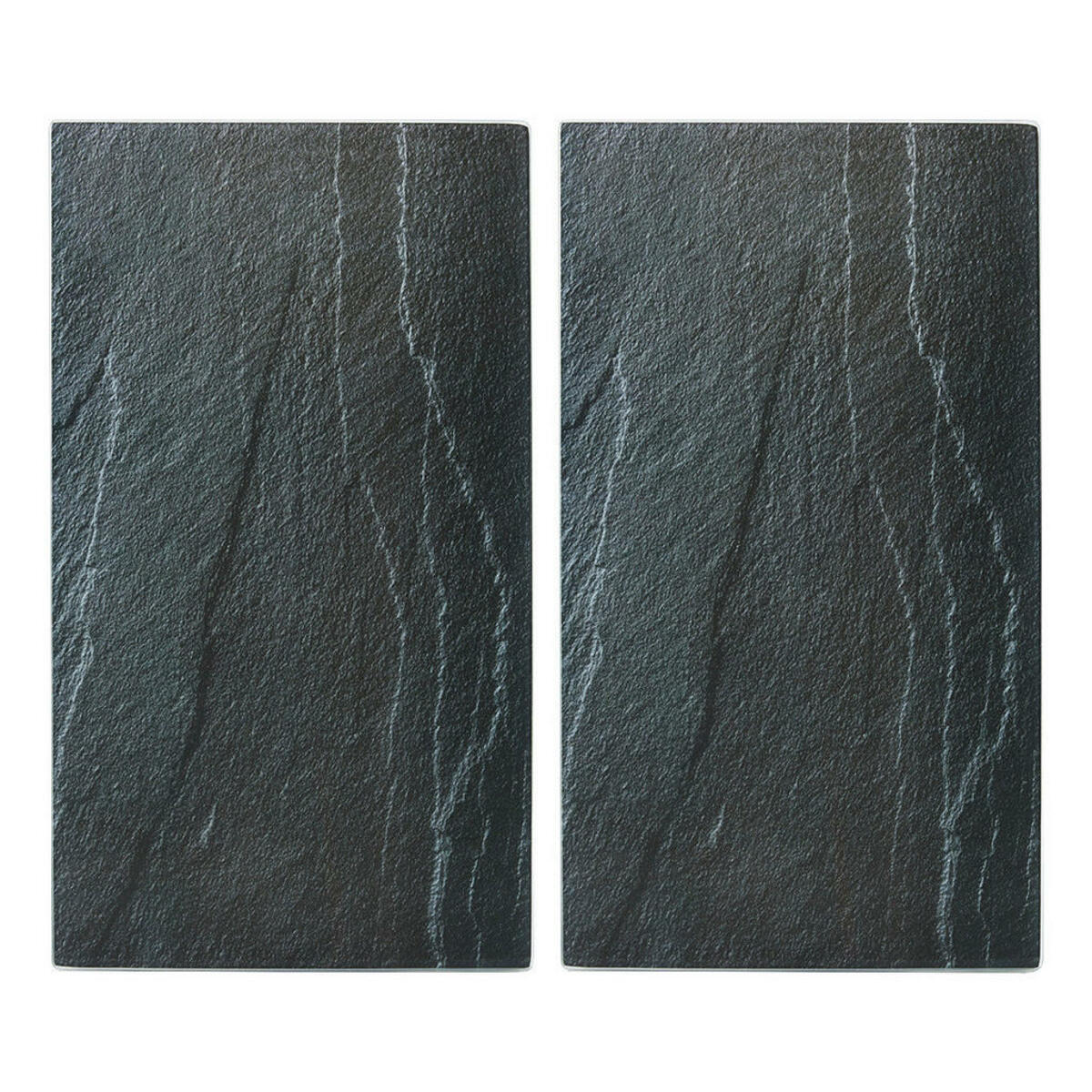 Bild 1 von Zeller Herdabdeck-/Schneideplattenset Schiefer schiefer Glas B/H/L: ca. 30x0,8x52 cm