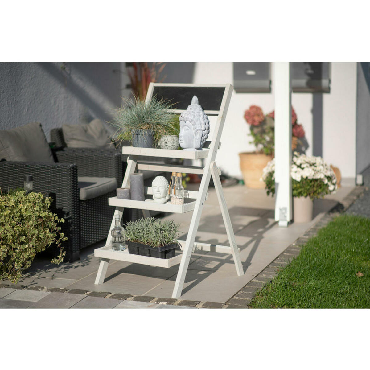 Bild 1 von Westmann Pflanzenregal Tilda natur Holz B/H/L: ca. 58x108x68 cm