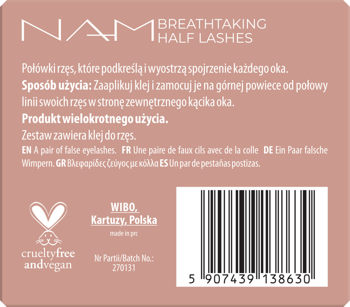 Bild 2 von NAM Breathtaking Half Lashes