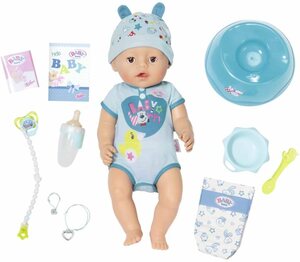 Zapf Creation® Puppen Accessoires-Set »Zapf 826072 - BABY born - Soft Touch - Puppe mit Zubehör, 43 cm, Boy«