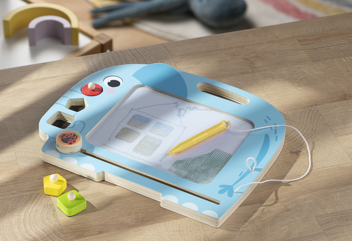 Bild 3 von IDEENWELT Holz-Magnet-Schreibtafel Elefant