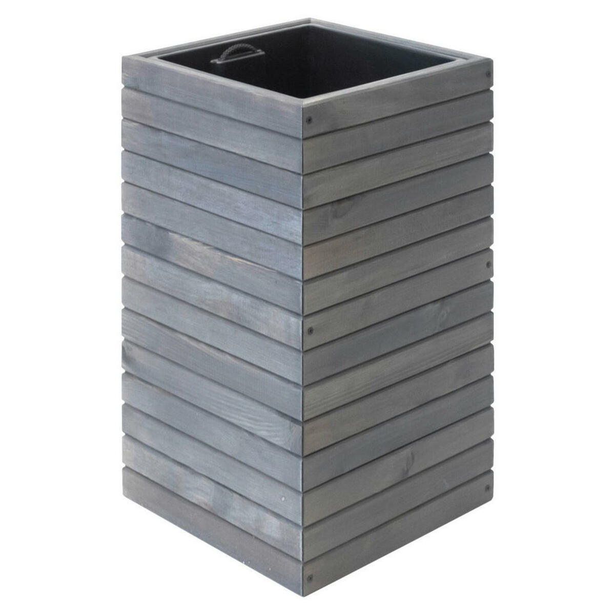 Bild 1 von Westmann Pflanzkübel Mono dunkelgrau Holz B/H/L: ca. 33x56x33 cm