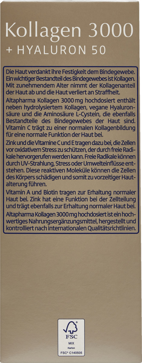 Bild 3 von altapharma Kollagen 3000 + Hyaluron 50 Sticks
