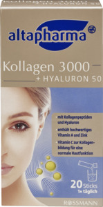 altapharma Kollagen 3000 + Hyaluron 50 Sticks