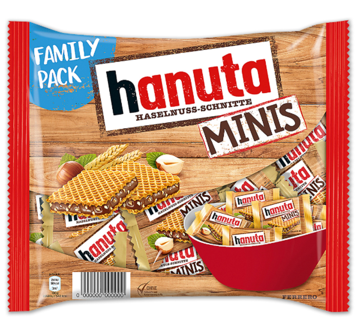 Bild 1 von FERRERO Hanuta Minis*