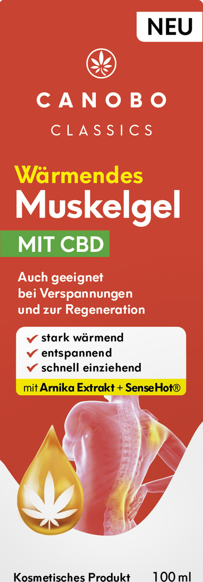 Bild 1 von CANOBO Wärmendes Muskelgel mit CBD