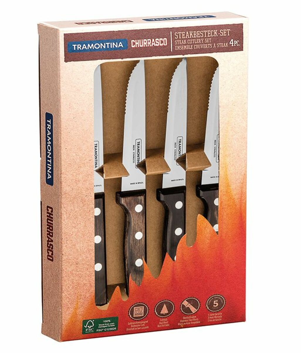 Bild 1 von TRAMONTINA Steakmesser Gaucho, 4-tlg. Set