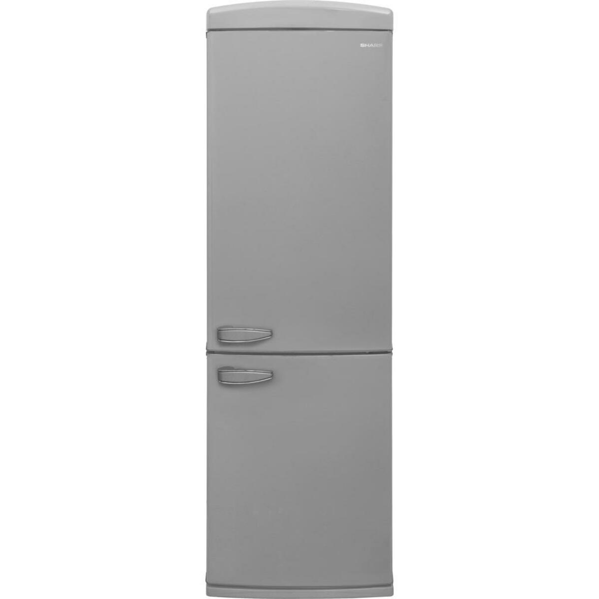 Bild 1 von Sharp Retro Kühl-/Gefrierkombination SJ-RA10RMXSD-EU silber B/H/T: ca. 60,5x190,1x68,1 cm