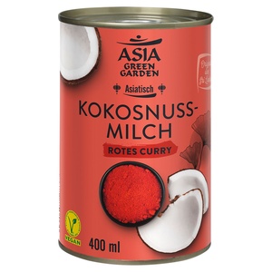 ASIA GREEN GARDEN Aromatisierte Kokosnussmilch 400 ml