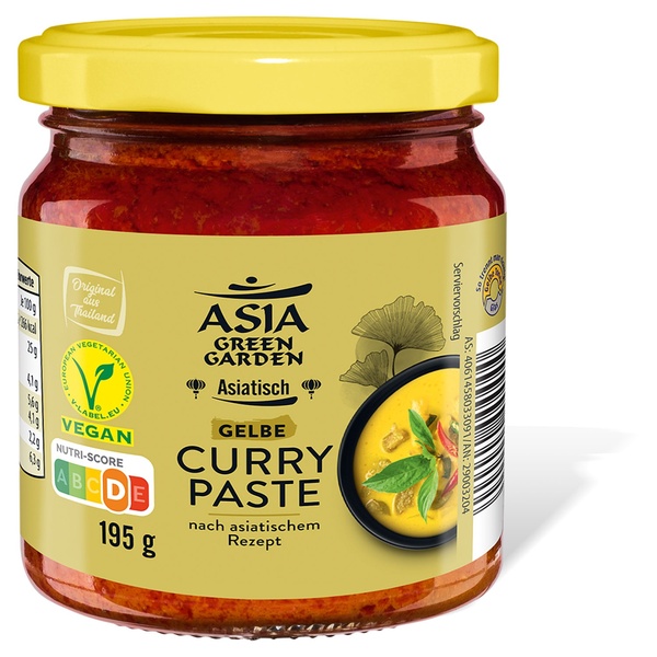 Bild 1 von ASIA GREEN GARDEN Currypaste 195 g