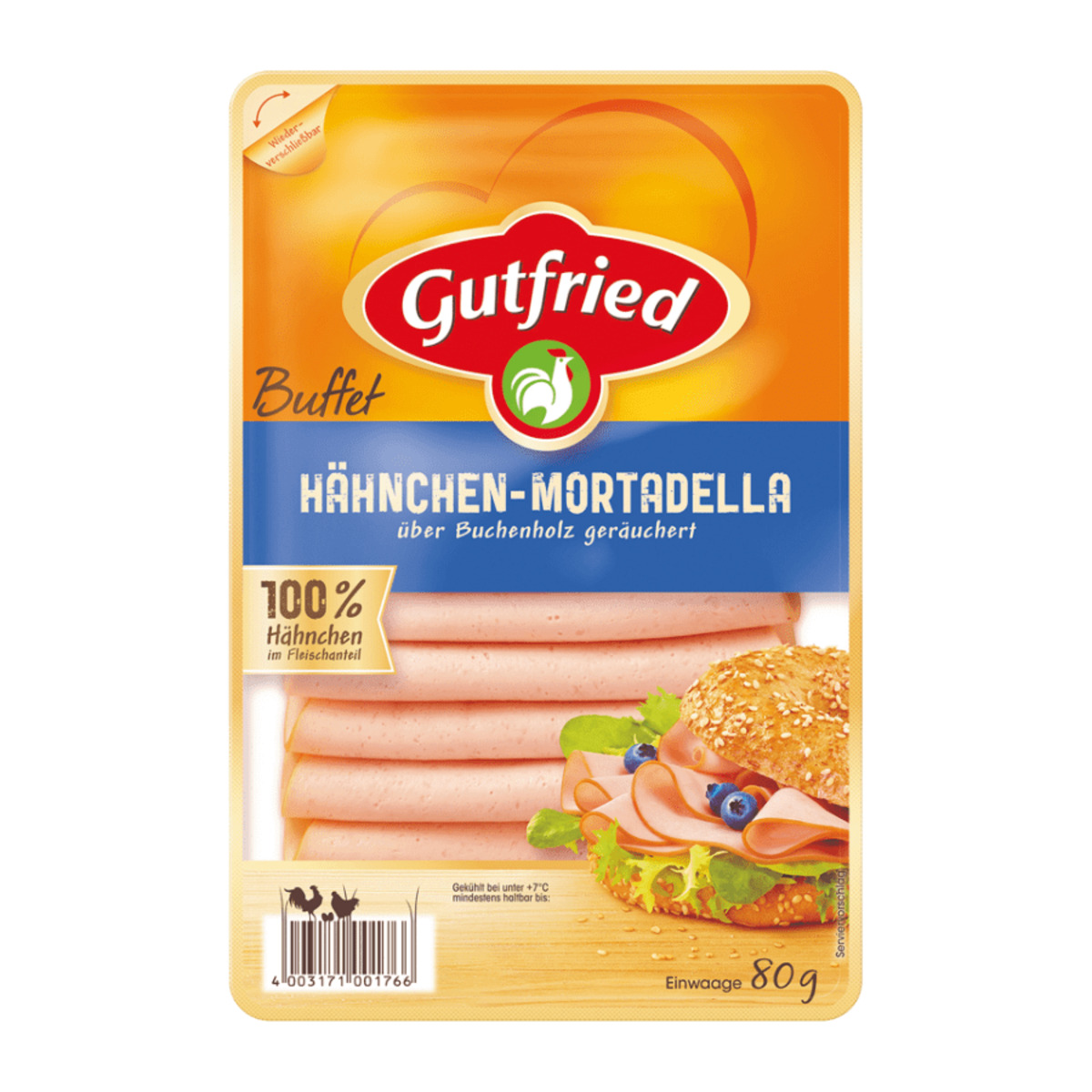Bild 2 von GUTFRIED Hähnchen-Mortadella