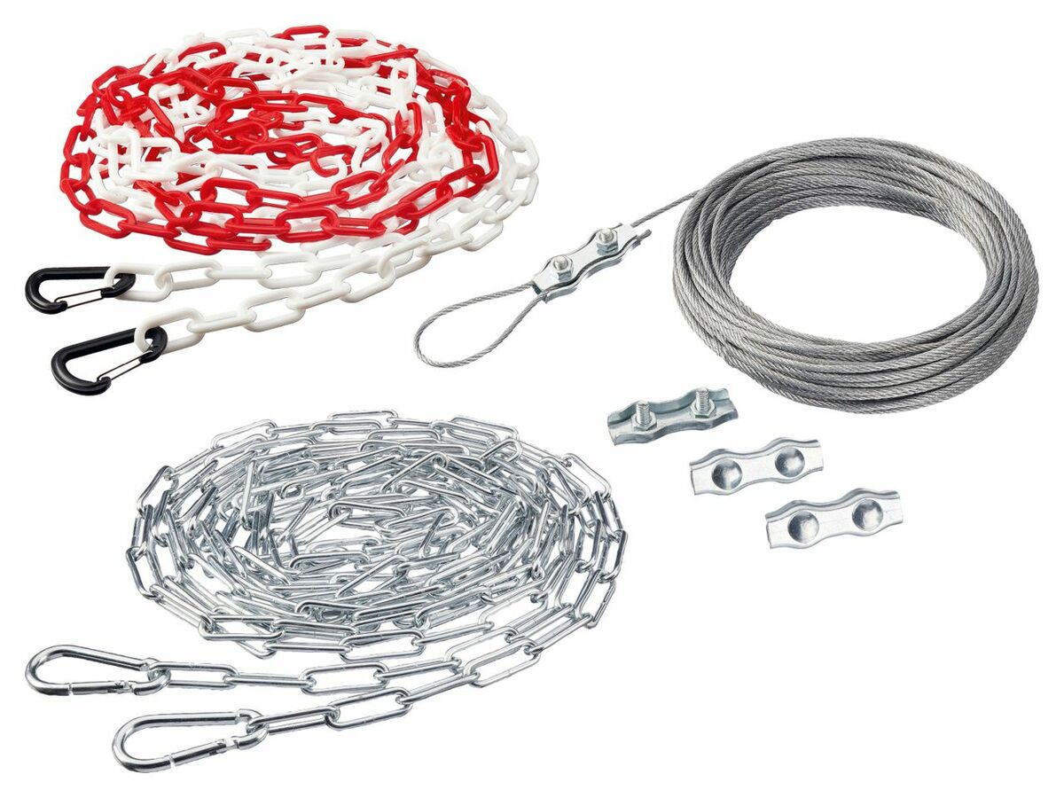 Bild 1 von PARKSIDE® Absperr-/Metallkette/Stahldrahtseil
