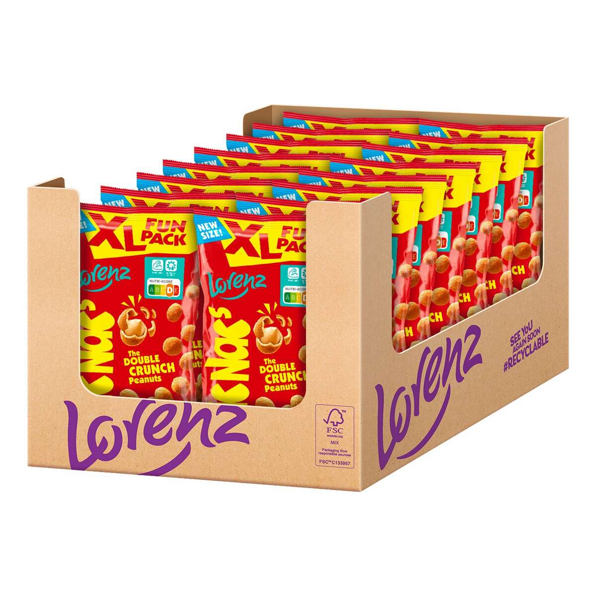 Bild 1 von Lorenz Nic Nacs XL Fun Original 170 g, 16er Pack
