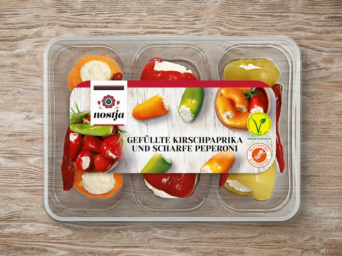 Bild 1 von Nostja Gefüllte Kirschpaprika und scharfe Peperoni