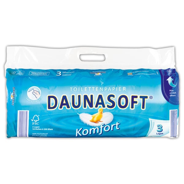 Bild 1 von Daunasoft Toilettenpapier