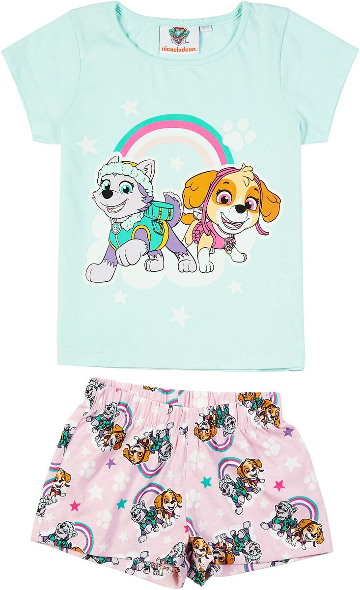 Bild 1 von Kinder Lizenz Pyjama/Shorty Paw Patrol Grils 98/104- versch. Ausführungen