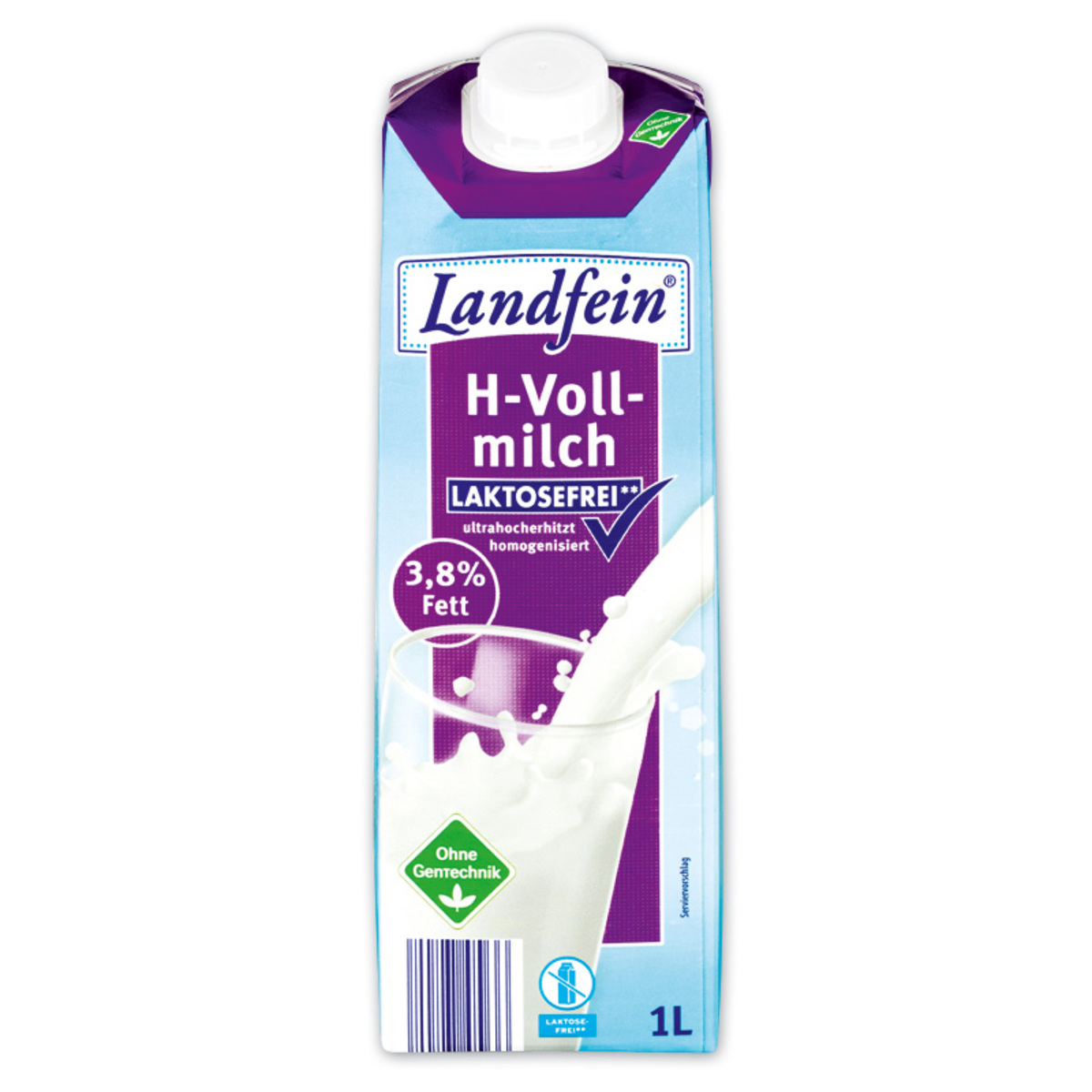 Bild 1 von Landfein Laktosefreie H-Vollmilch