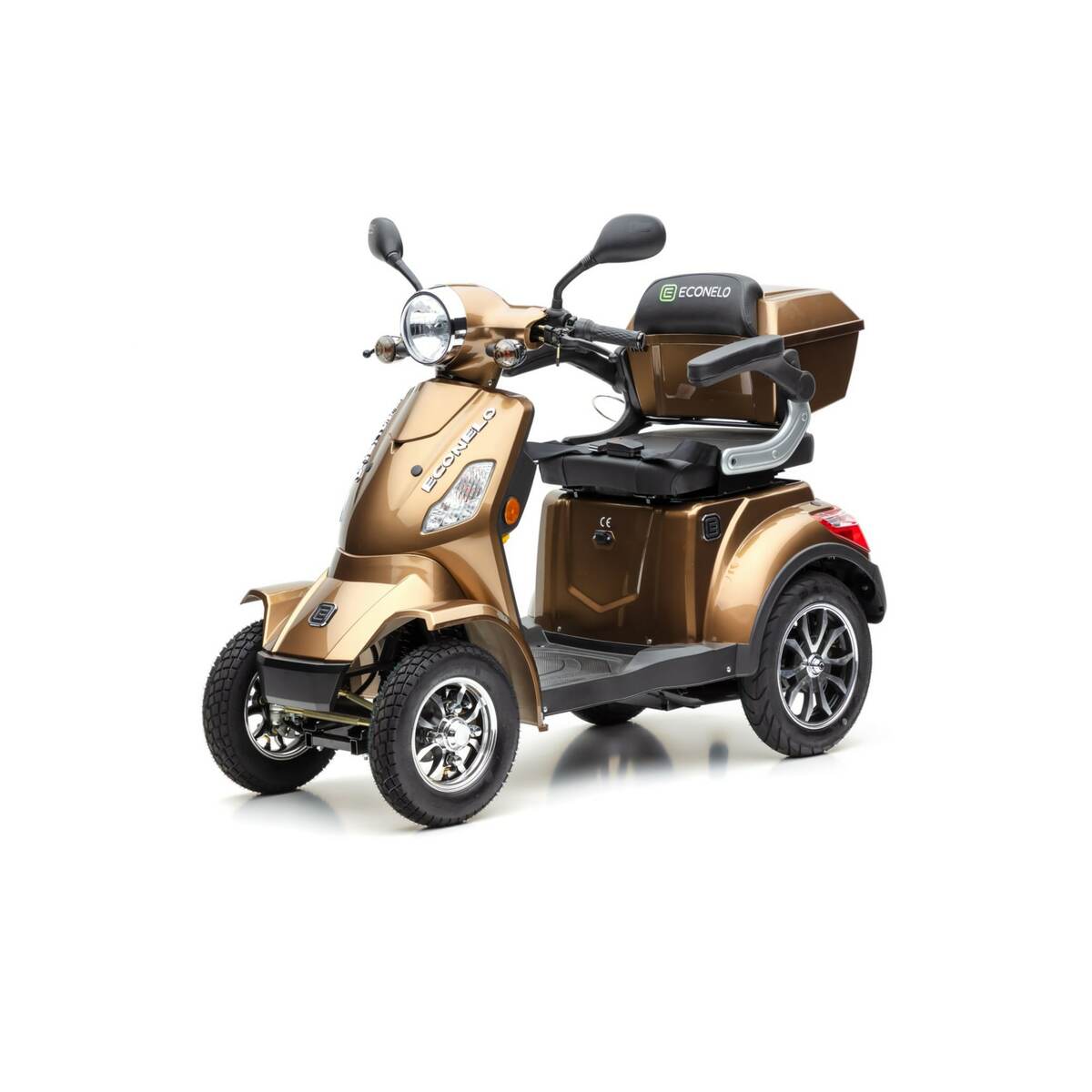 Bild 1 von ECONELO J 4000 Vierrad-Elektroroller, bronze mit herausnehmbarem Lithium Akku