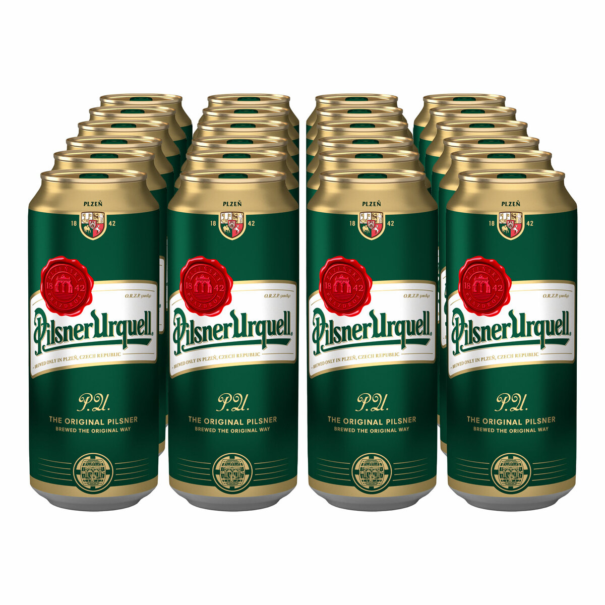 Bild 1 von Pilsner Urquell 5,2 % vol 0,5 Liter Dose, 24er Pack