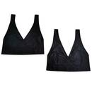 Bild 1 von Spirit of Colours Damen Bustier 2er Pack , schwarz - Gr. S/M - versch. Ausführungen