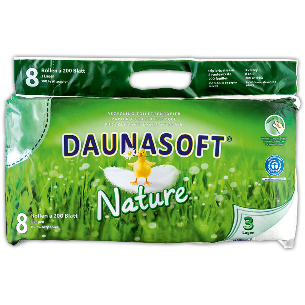 Bild 1 von Daunasoft Recycling-Toilettenpapier
