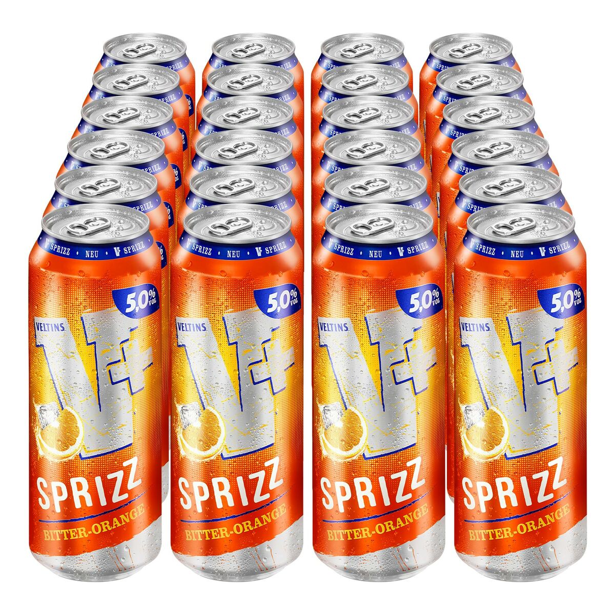 Bild 1 von Veltins V+ Sprizz 5,0 % vol 0,5 Liter Dose, 24er Pack