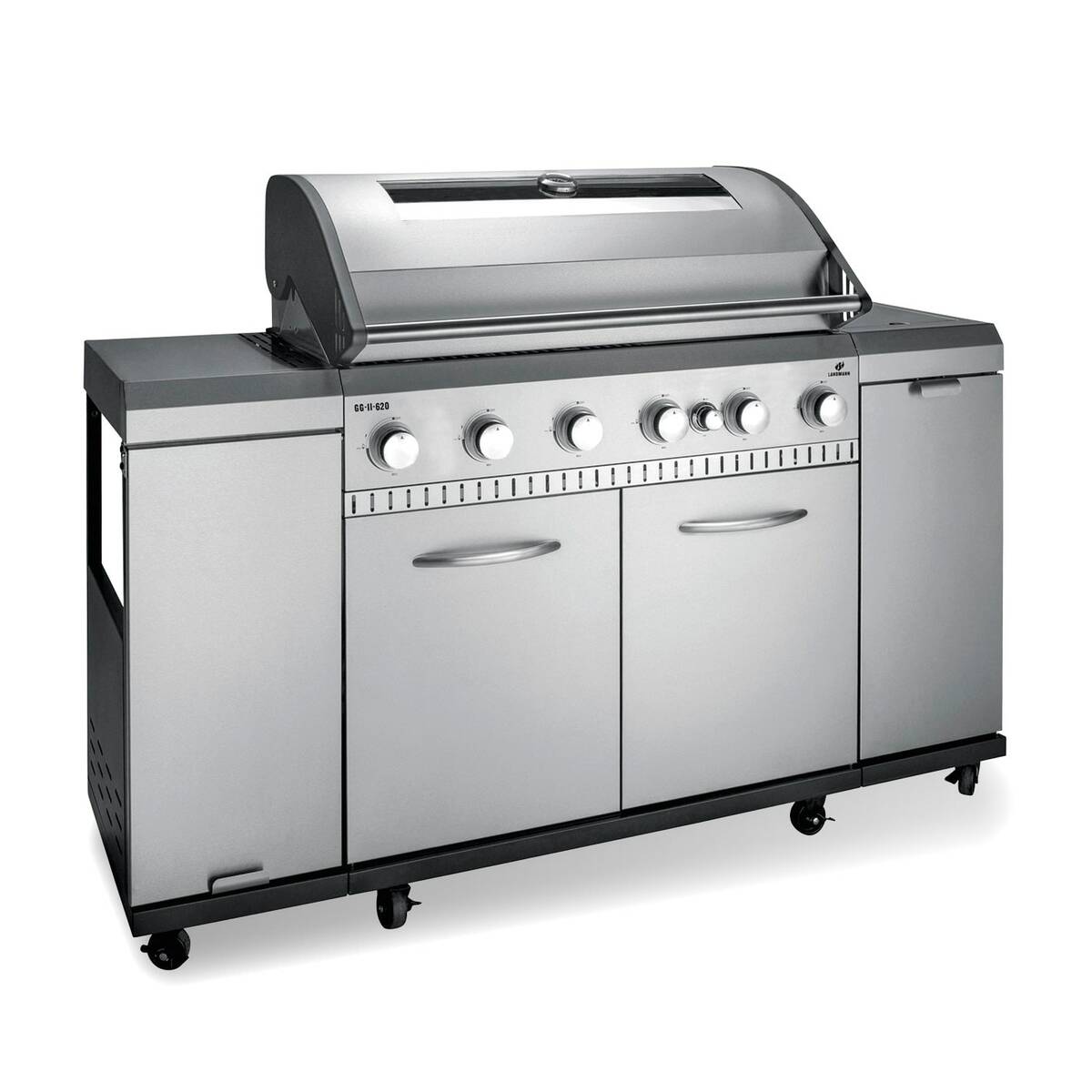 Bild 1 von LANDMANN Gasgrill 12120 Rexon 6.1 DE 120cm silber
