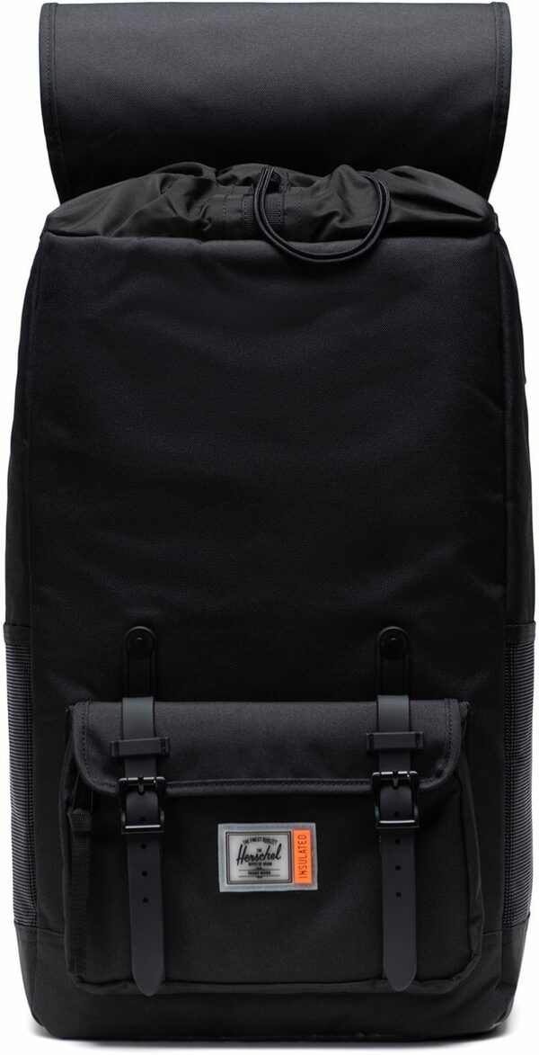 Bild 4 von Herschel Freizeitrucksack Insulated, Little America Pro, Black, zum Teil aus recyceltem Material