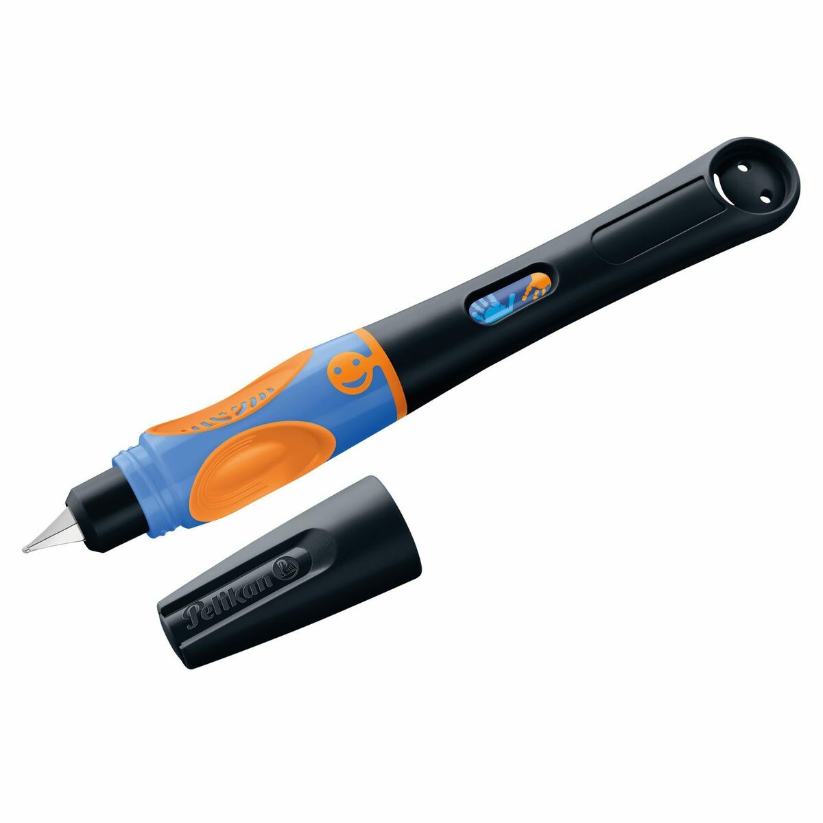 Bild 1 von Pelikan Füllfederhalter Pelikan griffix Füllhalter Neon Black, für Rechtshänder