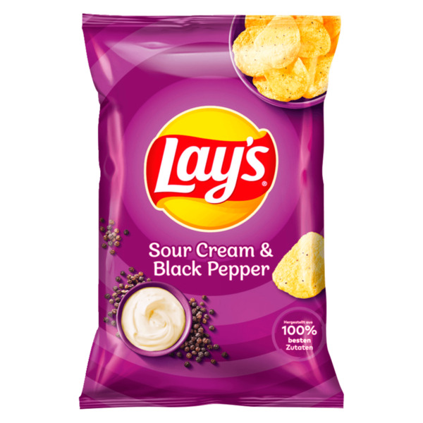 Bild 1 von Lay's Sour Cream & Black Pepper 150g