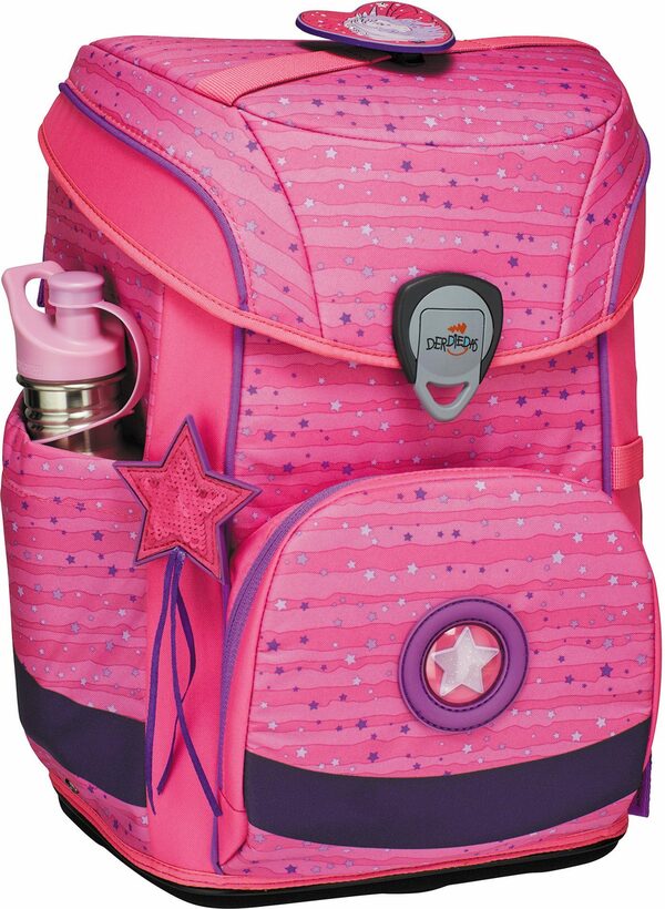 Bild 3 von DerDieDas® Schulranzen Ergoflex Easy, Pretty Unicorn (Set), mit höhenverstellbarem Rückensystem; Faser aus recycelten PET-Flaschen