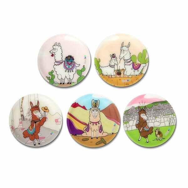 Bild 3 von ergobag Schulranzen Klettie-Set Lamas, 5-tlg.