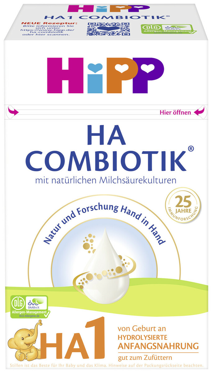 Bild 1 von Hipp HA Combiotik HA1 Anfangsmilch 600G