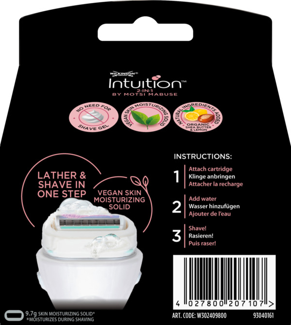 Bild 1 von WILKINSON SWORD Rasierklingen, Intuition 2in1 by Motsi Mabuse